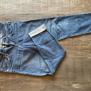 Hudson “Ginny” Crop Skinny Jeans – Blue Wash, Size 26 (Inseam 25”)